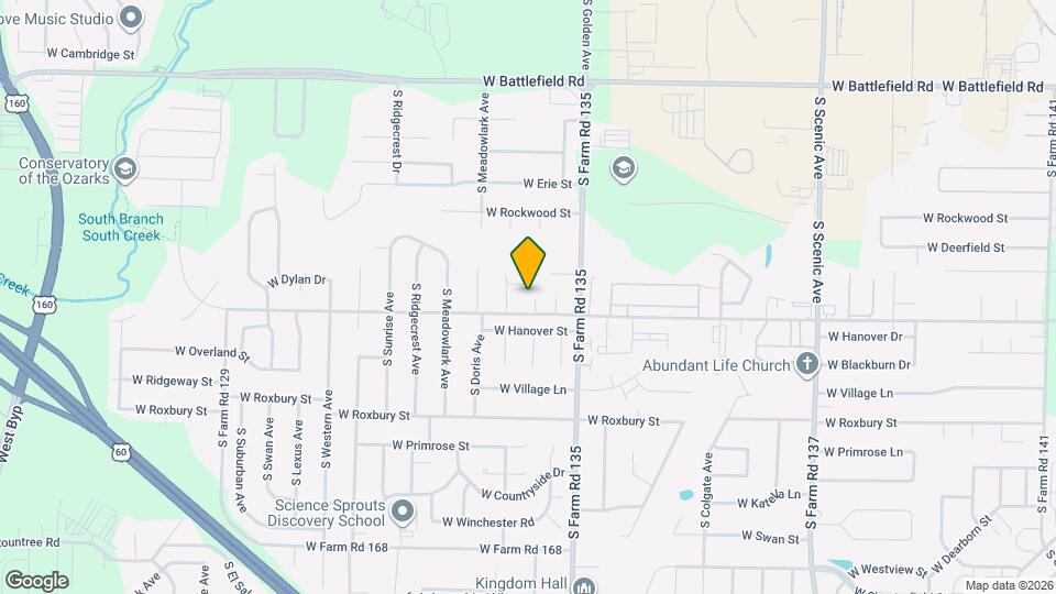 3375 S Moreland Ct Map and Location Details