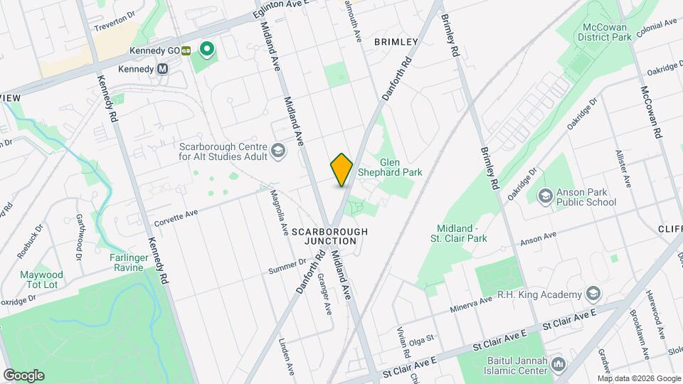 848 Danforth Rd Map and Location Details