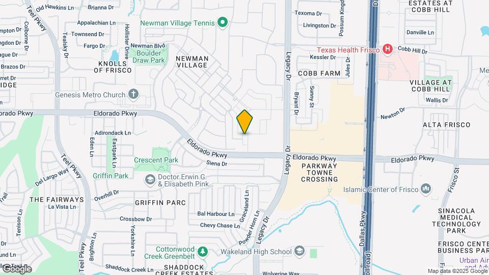 11881 Brubaker Dr Map and Location Details