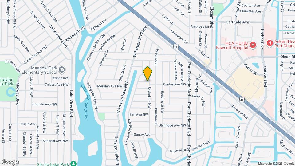 401 Bonita Ave NW Map and Location Details