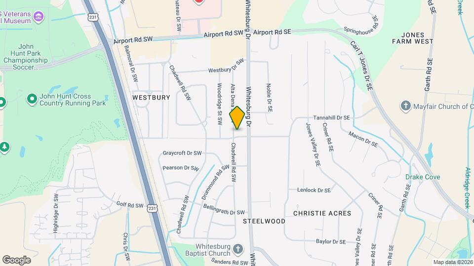 102 Jones Valley Dr SW Map and Location Details