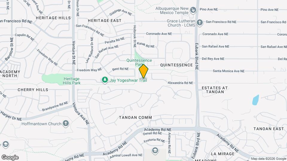 9715 Larnaca Rd NE Map and Location Details