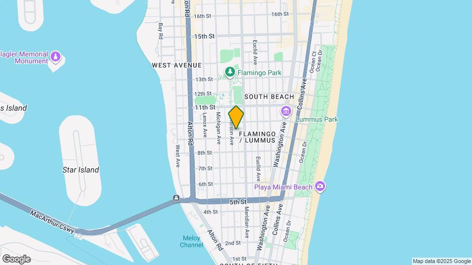 921 Jefferson Ave, Unit 3B Map and Location Details