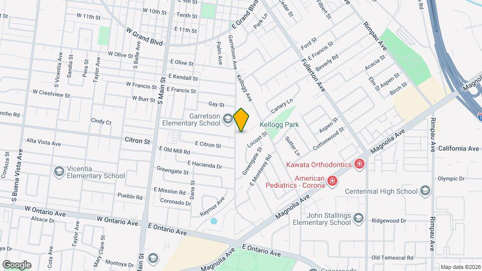 1709 Garretson Ave Map and Location Details