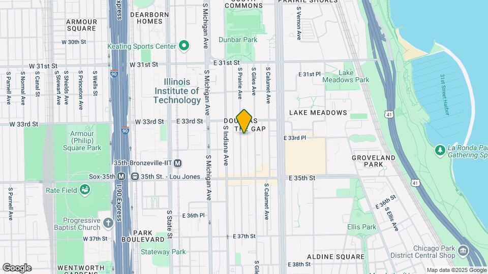 3333 S Prairie Ave Map and Location Details