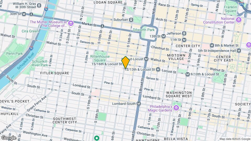 251 S 16th St Map and Location Details