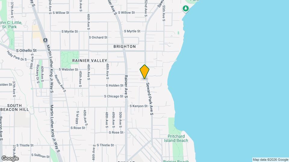 7541 Seward Park Ave S Mapa y Detalles de la Ubicación
