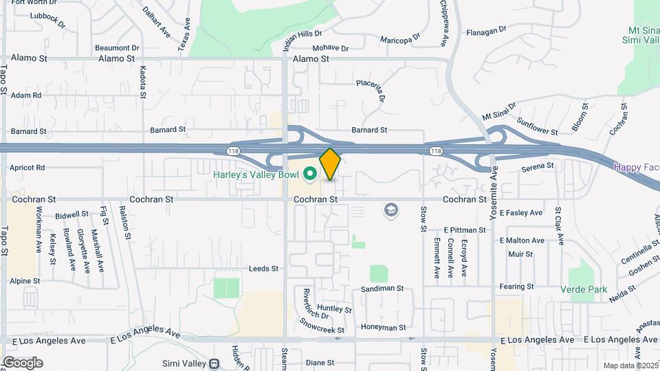 Americana Simi Valley Mapa y Detalles de la Ubicación