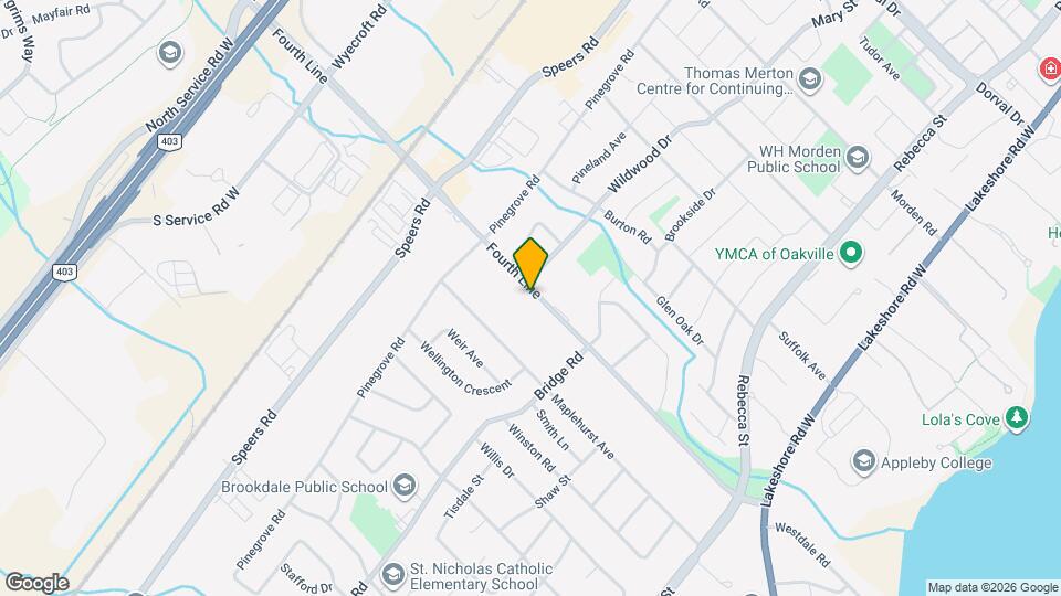 538 Fourth Line Map and Location Details