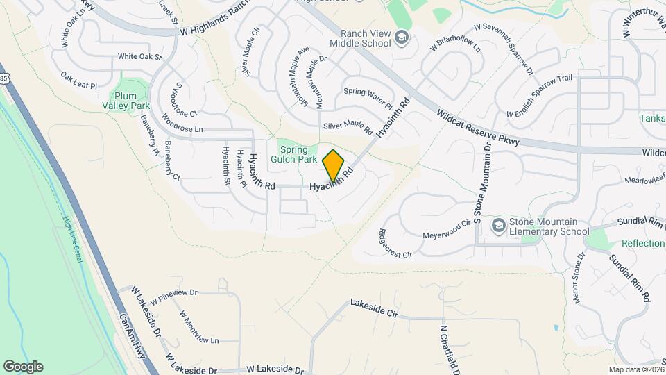 2062 Hyacinth Rd Map and Location Details