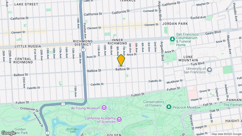 638-642 Balboa St Map and Location Details