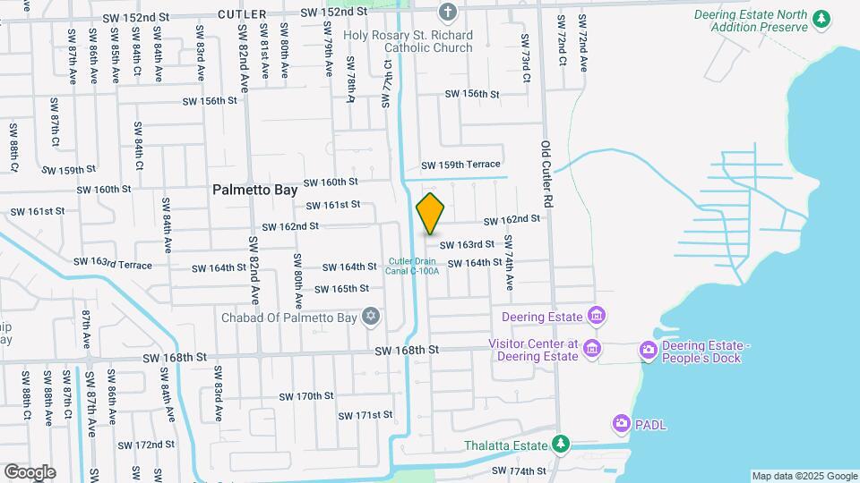 7585 SW 163rd St Map and Location Details
