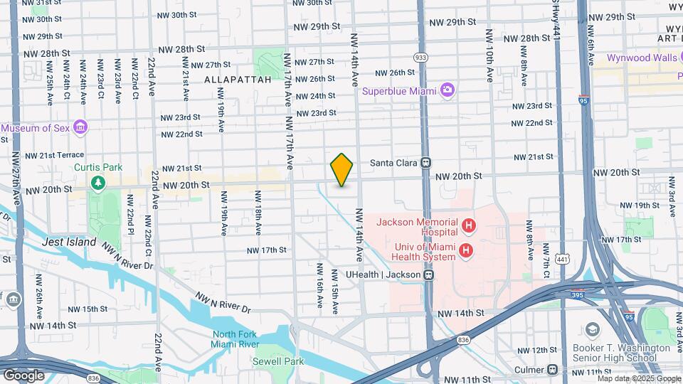 1465 NW 19th Ter Map and Location Details