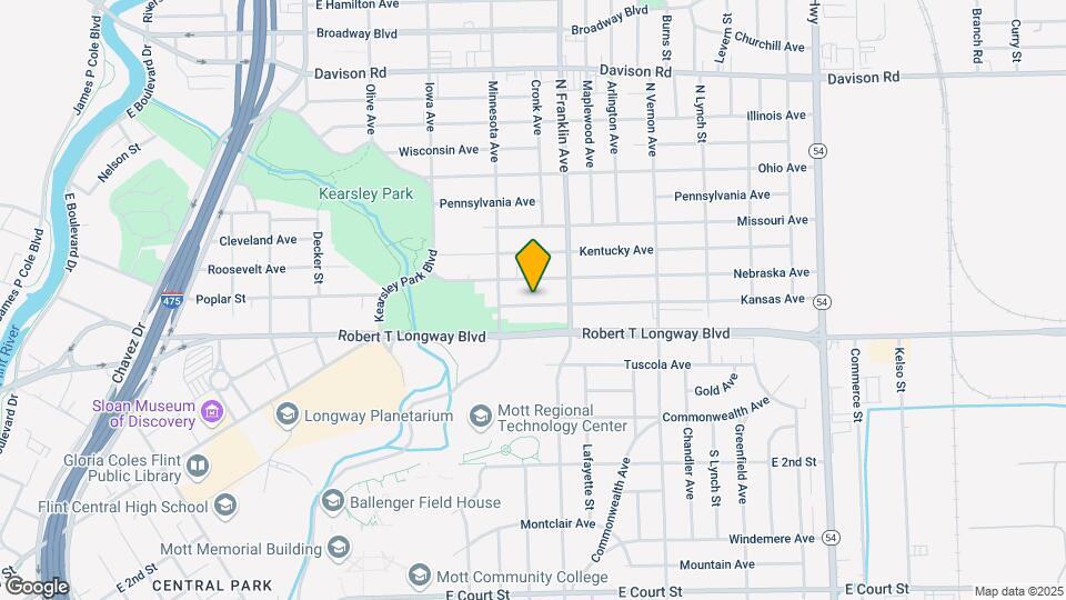 1733 Kansas Ave Map and Location Details