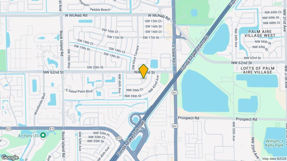 6001 NW 43rd Ave Mapa y Detalles de la Ubicación