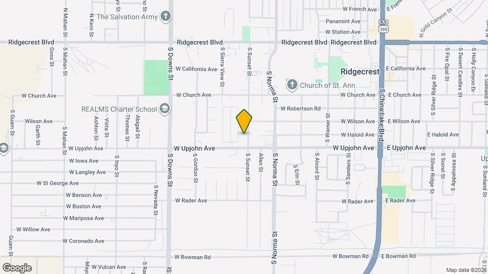 429 S Sunset St, Unit C Map and Location Details