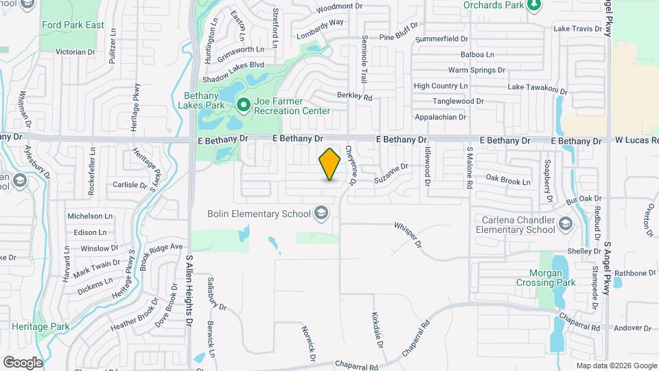 1324 Hillcrest Dr Map and Location Details