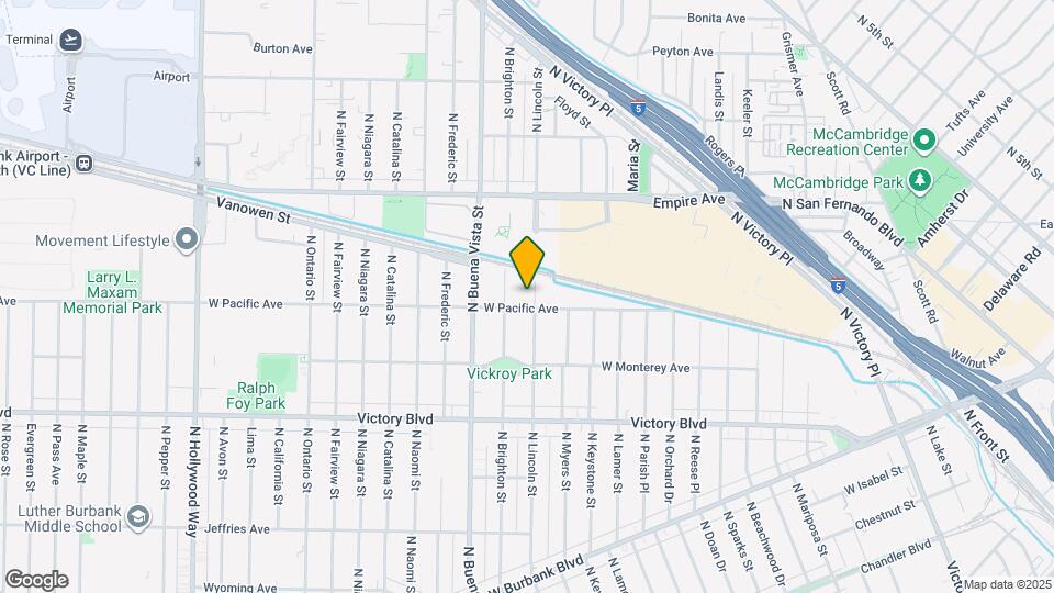 1811 N Lincoln St Mapa y Detalles de la Ubicación