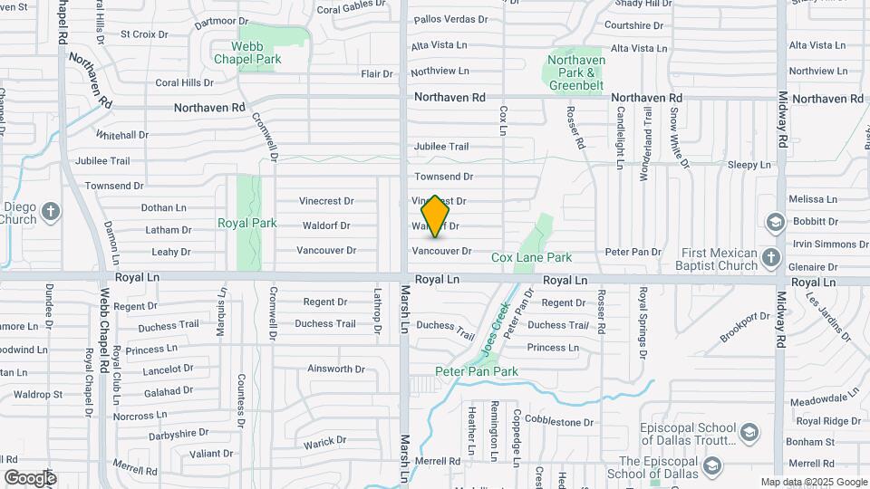 3731 Vancouver Dr Map and Location Details