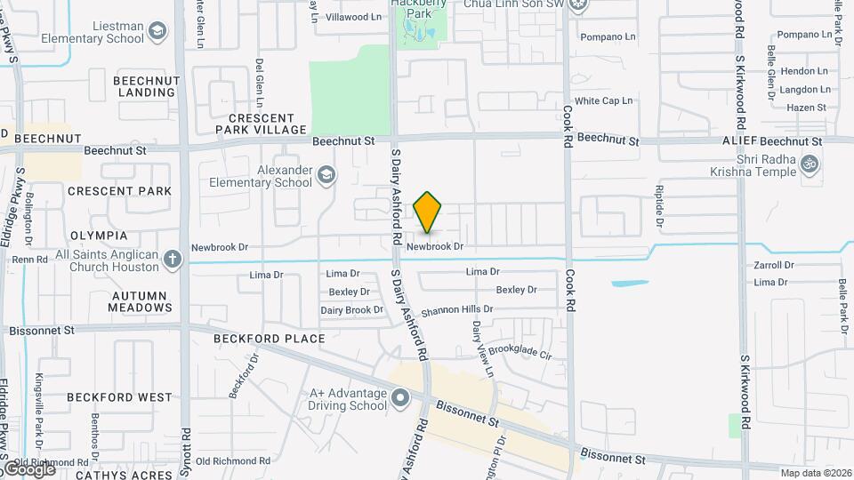 12608 Newbrook Dr Map and Location Details