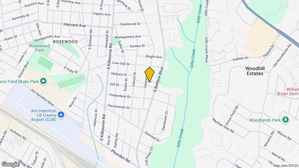 4005 Hickory St Map and Location Details