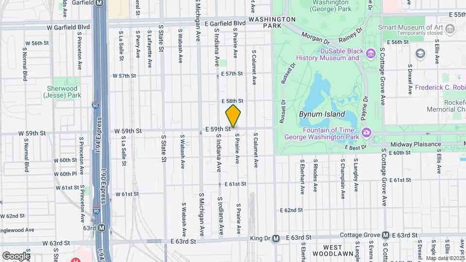 5900 S Prairie Ave Mapa y Detalles de la Ubicación