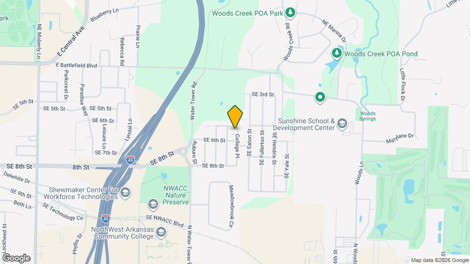 506 College Pl Map and Location Details