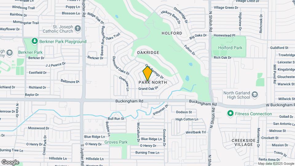 2109 Windy Ridge Ln Map and Location Details