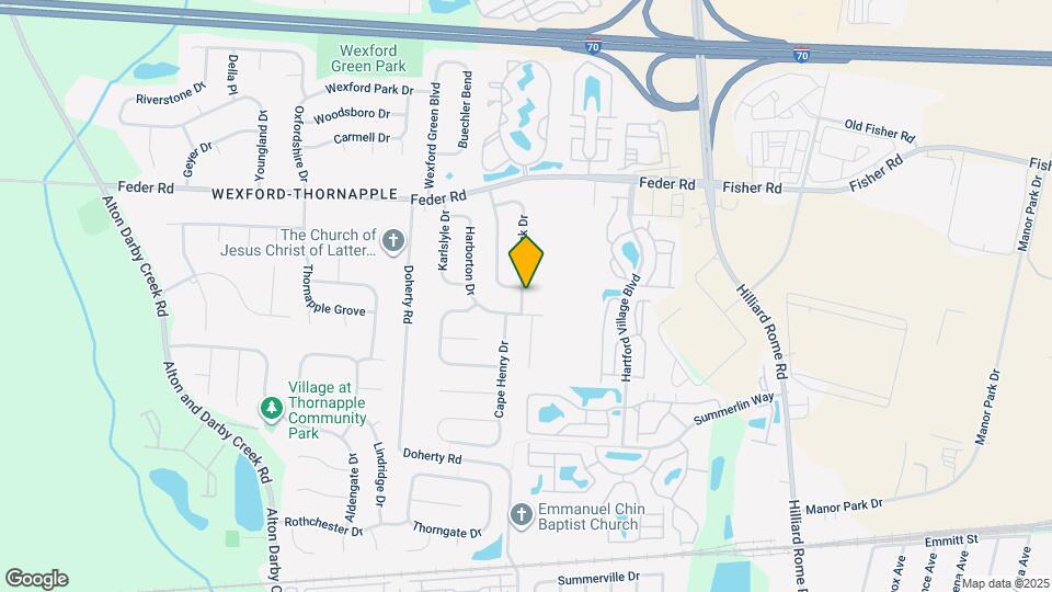 908 Portlock Dr Map and Location Details