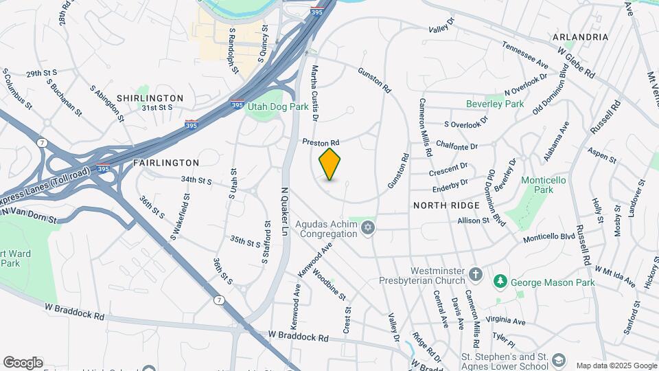 3231 Martha Custis Dr Mapa y Detalles de la Ubicación