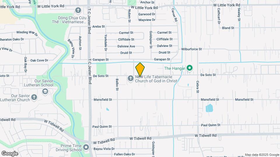 6124 De Campo St Map and Location Details