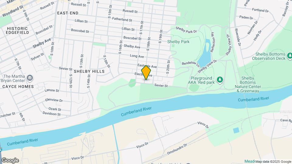 1801 Sevier St Map and Location Details