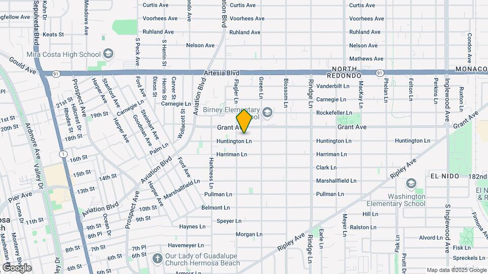1907 Huntington Ln Map and Location Details