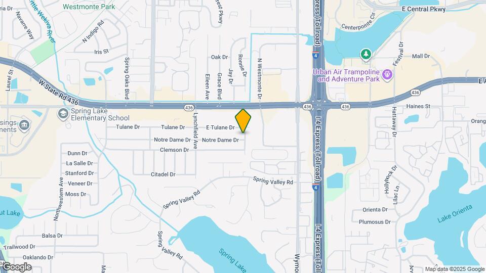 Altamonte Springs Gem! 3BR Home w/ Huge Screened Porch, Fenced Yard & Spacious Layout Mapa y Detalles de la Ubicación