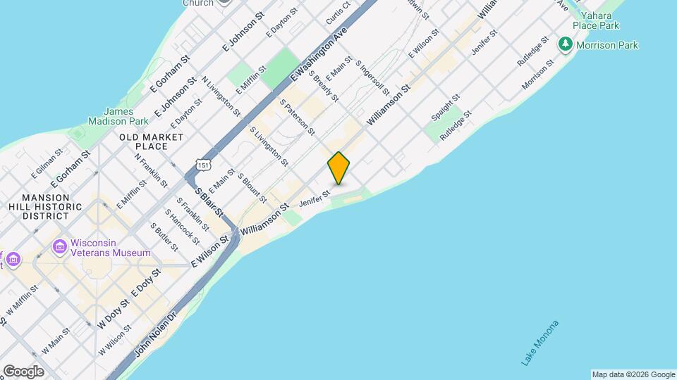 821 Jenifer St, Unit 2 Mapa y Detalles de la Ubicación