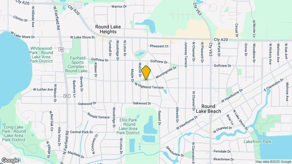 625 Morningside Dr Map and Location Details