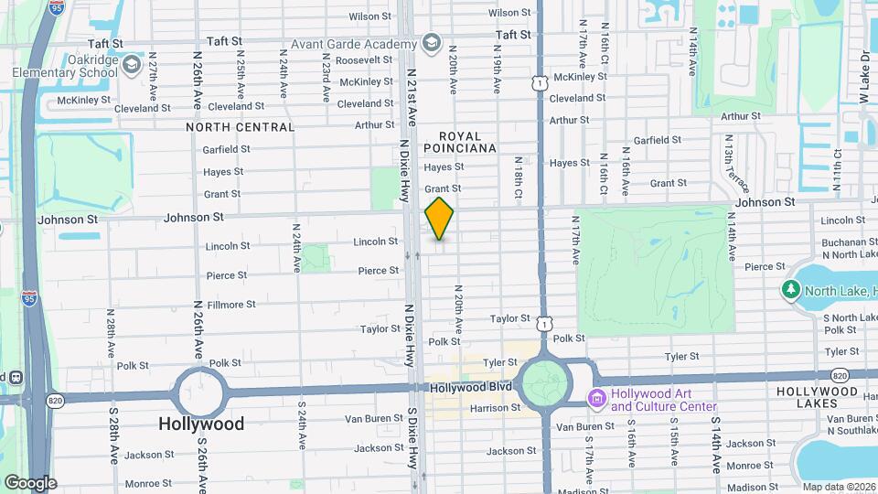 708 N 20th Ct Map and Location Details