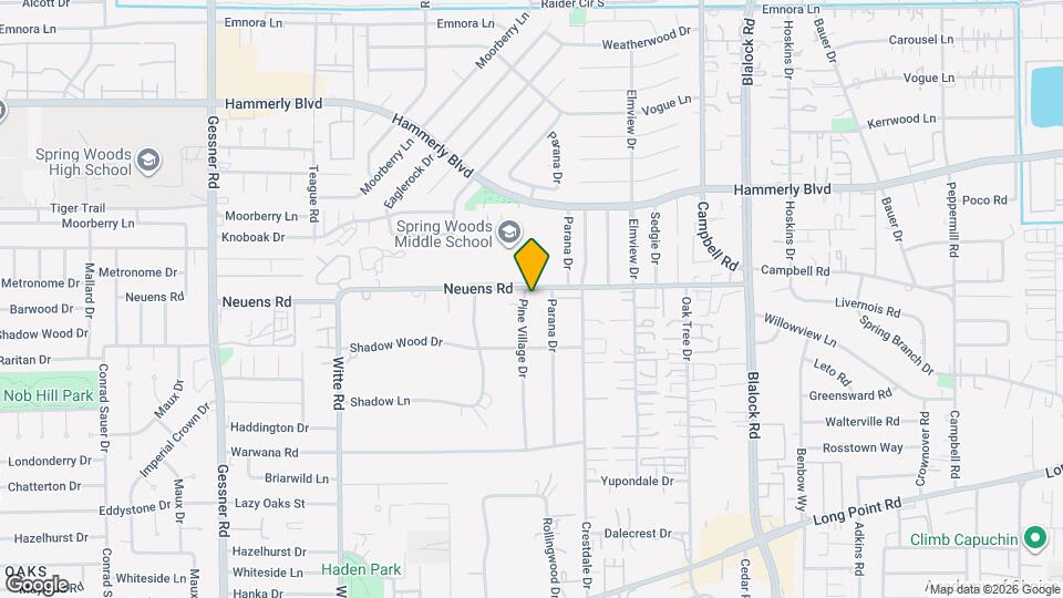 1822 Pine Village Dr Map and Location Details