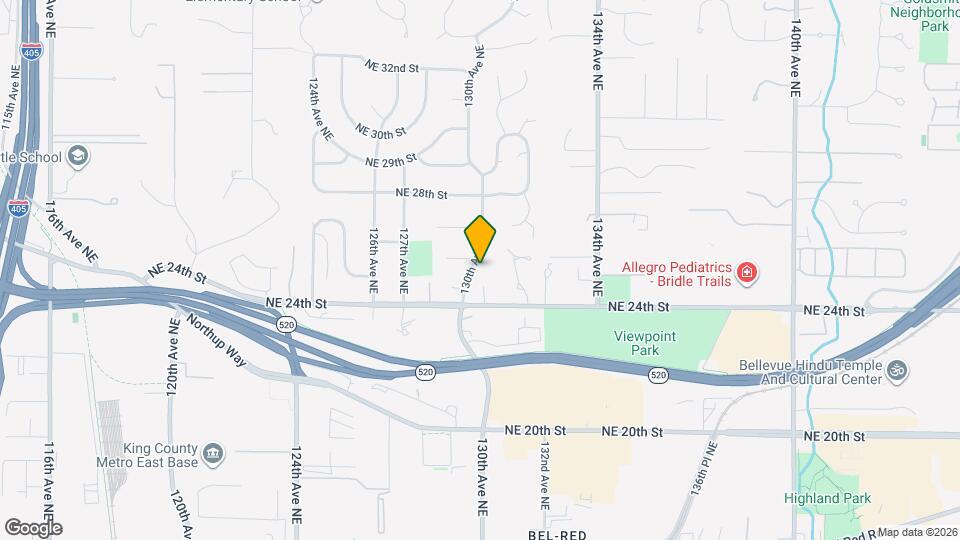 2434 130th Ave NE Map and Location Details