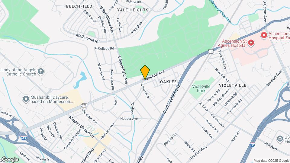 4041 Wilkens Ave Map and Location Details