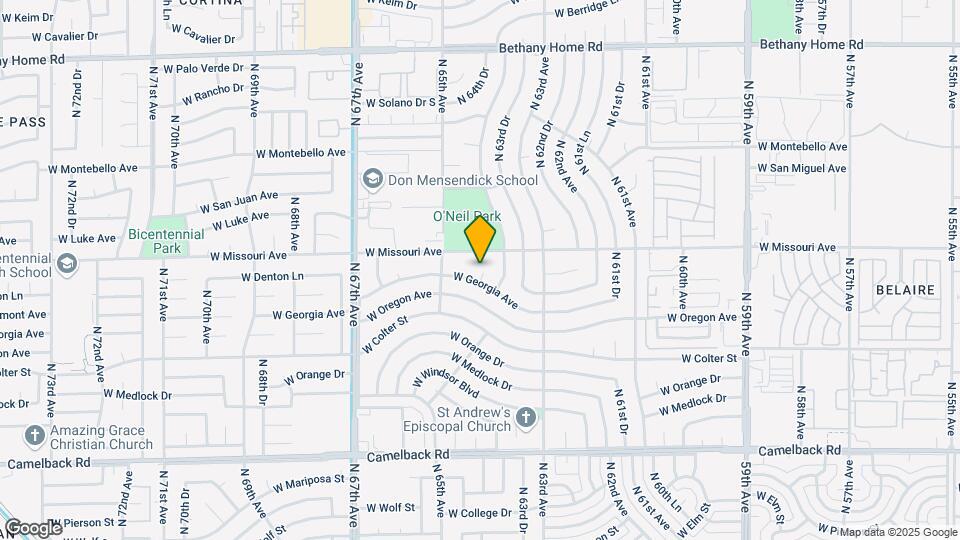 5410 N 64th Dr Map and Location Details