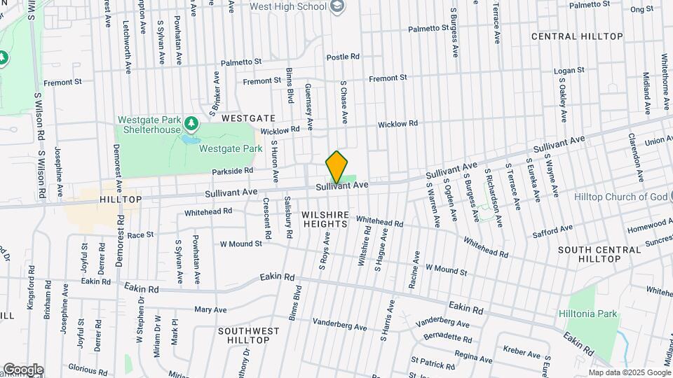 2911 Sullivant Ave Map and Location Details