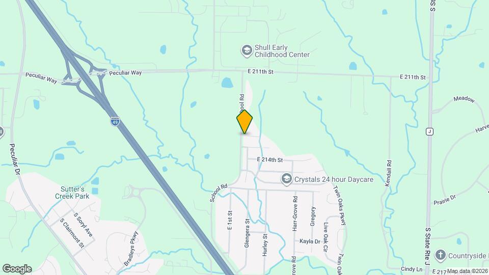 11805 E 213th Ct Map and Location Details