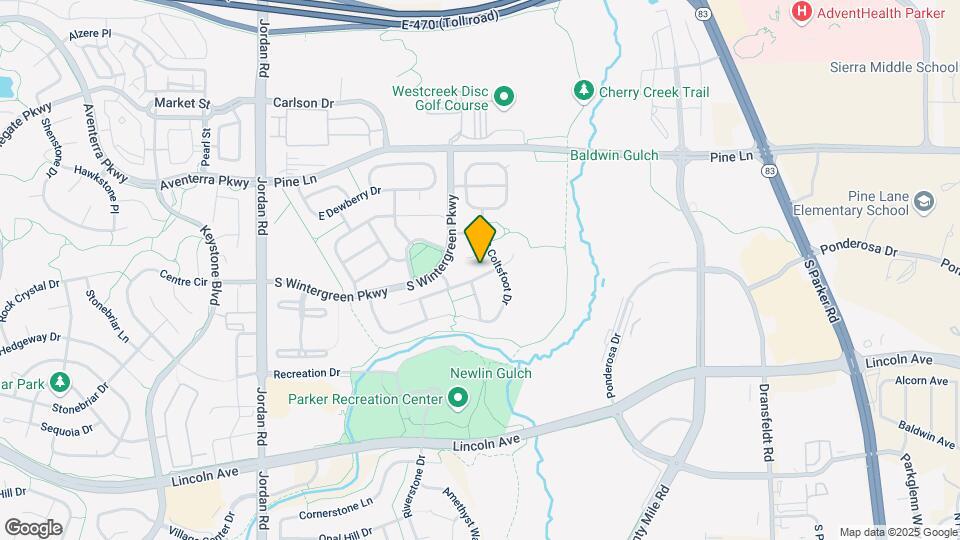 17703 E Cloudberry Dr Map and Location Details