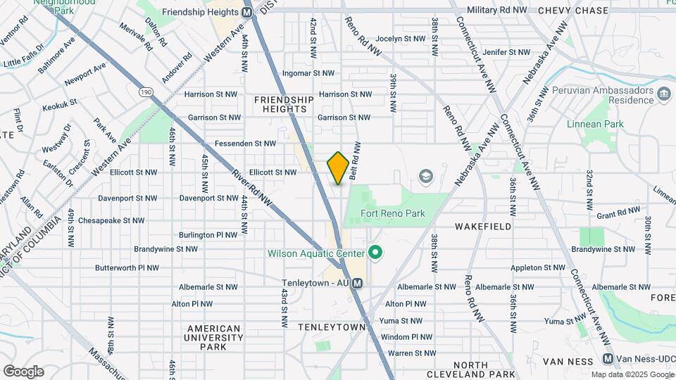 4806 41st St NW Map and Location Details