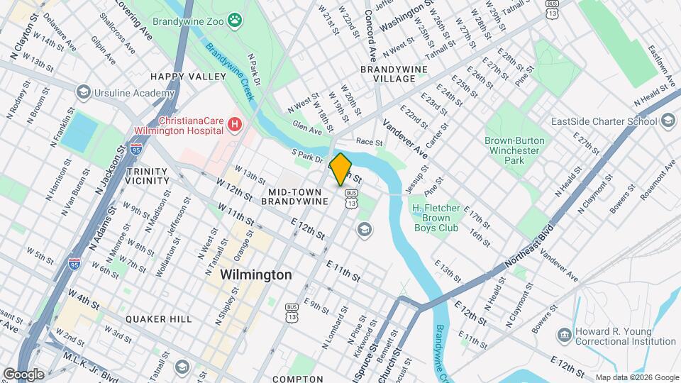 1406 N French St, Unit 1406 N. French Street, APT #1 Map and Location Details
