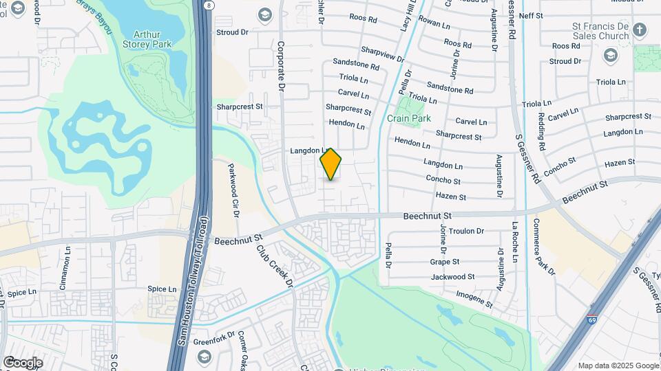 9345 Westwood Village Dr Map and Location Details