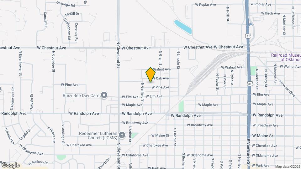 2102 W Pine Ave Map and Location Details