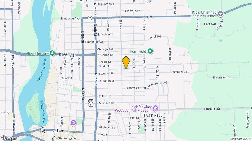 810 Steuben St Map and Location Details