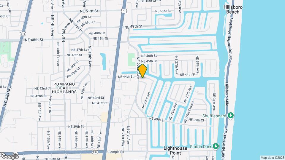 2211 NE 43rd St Map and Location Details